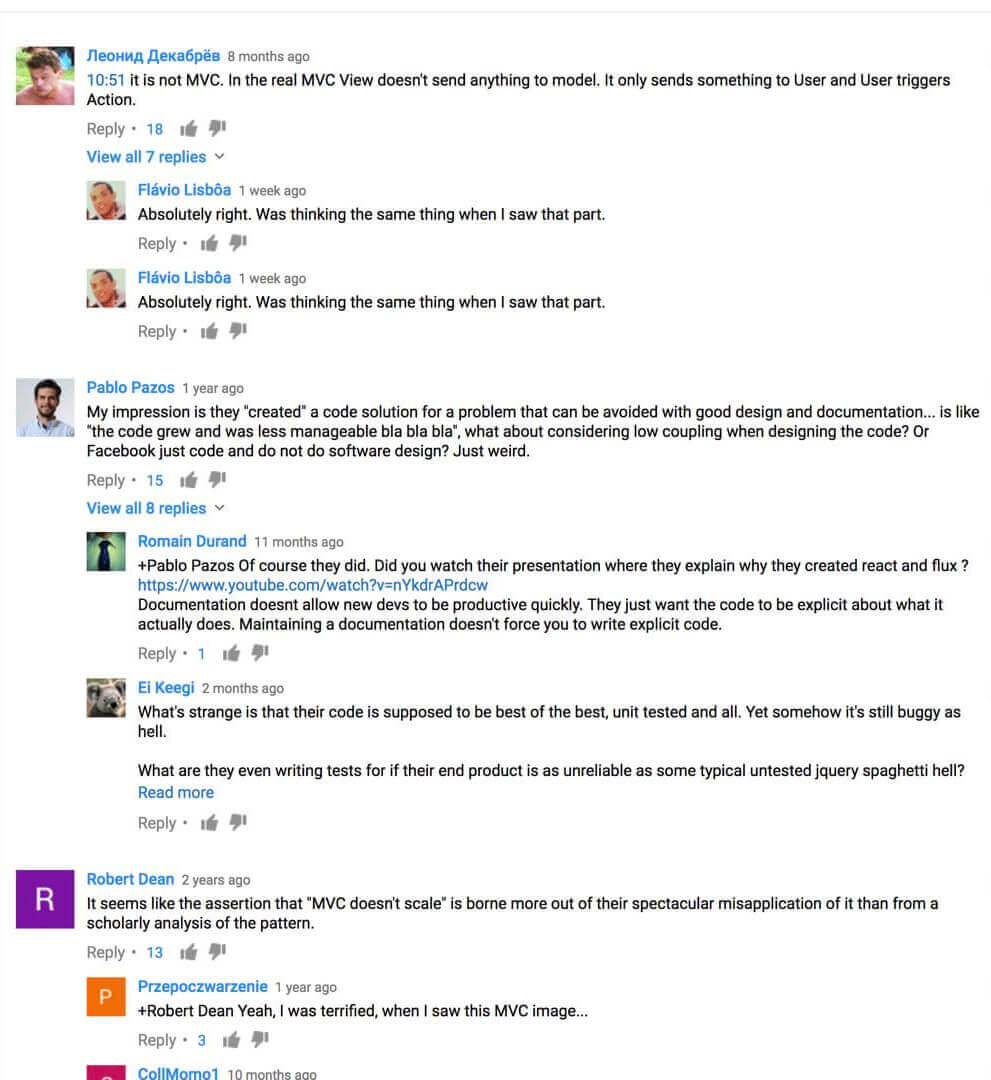 the commenters agreed with daniel khan